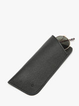 Sunglass Case Madras Leather Etrier Pink madras EMAD5001-vue-porte